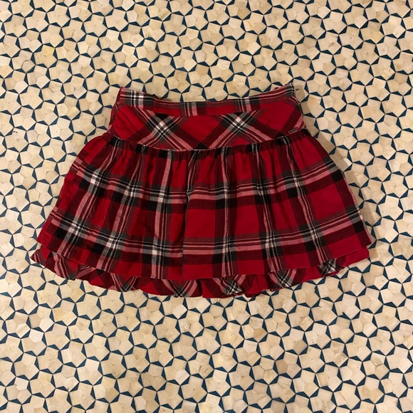 Mayoral Red Pleated Flared Skirt size 7 - Picture 6 of 6